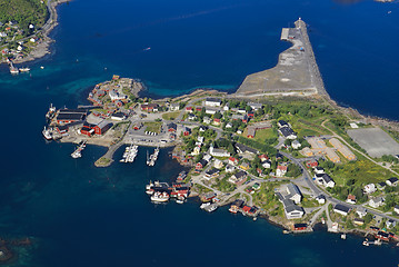 Image showing Reine harbor in Norway