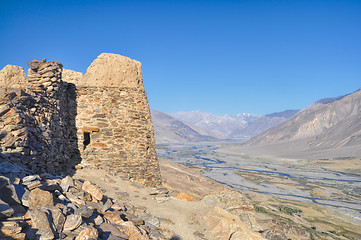 Image showing Fortress ruins in Tajikistan