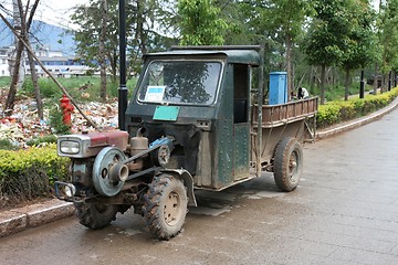 Image showing Simple Chinese two stroke truck