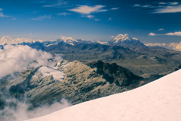 Image showing View from Huayna Potosi