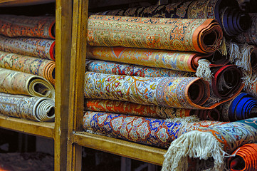 Image showing Persian carpets