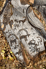 Image showing Ancient pictograms