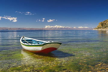 Image showing Boat on Titicaca