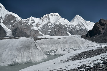 Image showing Glacier in Kyrgyzstan