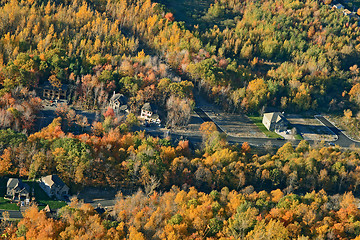 Image showing View of a newly constructed suburban district