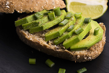 Image showing Sandwich with avocado