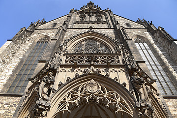 Image showing Doorway of St. Peter and Paul Cathedral in Brno