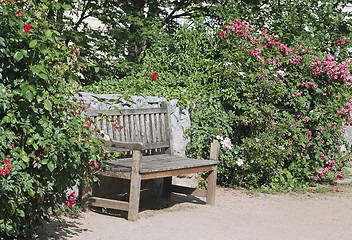 Image showing Park bench