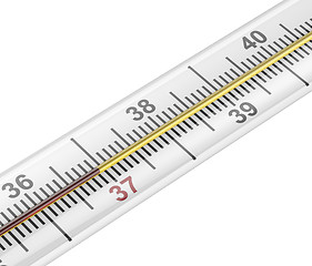 Image showing Mercury medical thermometer 