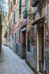 Image showing Narrow Venetian Street 
