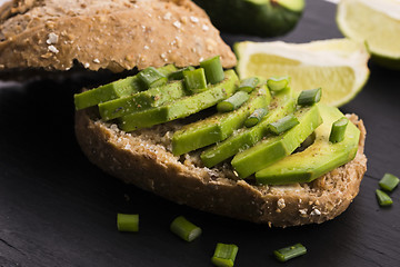 Image showing Sandwich with avocado