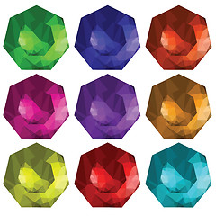 Image showing brilliant cut gems