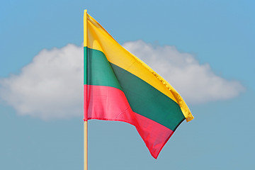 Image showing Lithuanian flag