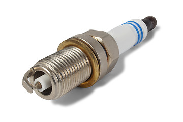 Image showing Spark-plug on white