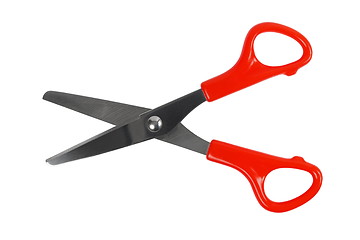 Image showing Open scissors