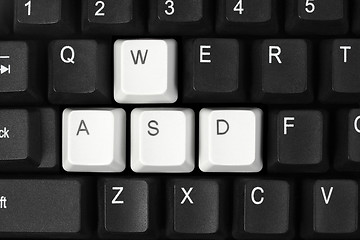 Image showing Gamers keyboard