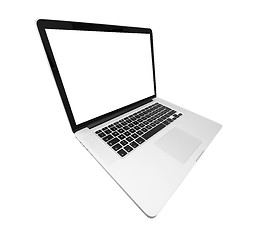 Image showing laptop isolated