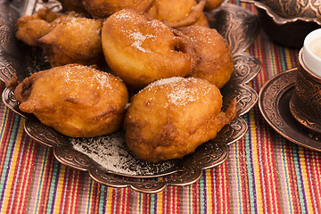 Image showing Racuchy - polish doughnut