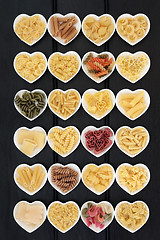 Image showing Italian Pasta Selection