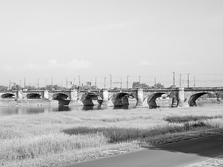 Image showing  Elbe river in Dresden 