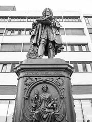 Image showing  Leibniz Denkmal Leipzig 