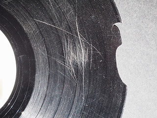 Image showing Scratched record