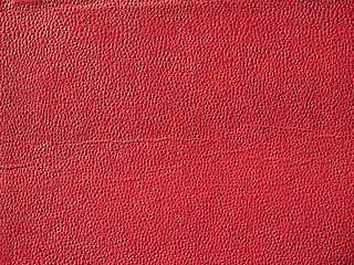 Image showing Red leatherette background