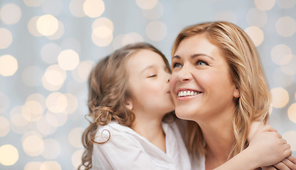 Image showing happy mother and daughter hugging