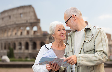 Image showing senior couple on city street