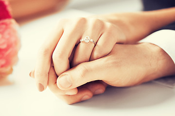 Image showing man and woman with wedding ring