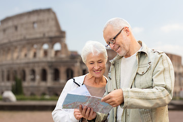 Image showing senior couple on city street