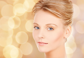 Image showing face of beautiful young woman