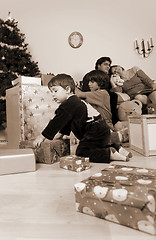 Image showing family christmas time