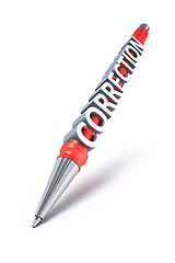 Image showing ball pen with message