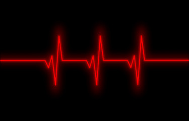 Image showing Electrocardiogram - Concept of healthcare