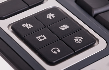 Image showing Buttons on a keyboard - E-mail