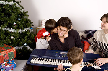 Image showing family christmas time