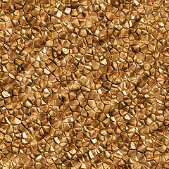 Image showing Seamless gold mineral background