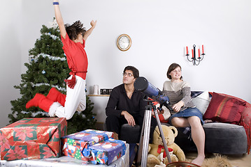 Image showing family christmas time