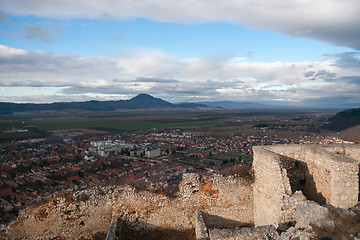 Image showing Rasnov Castle in Romania