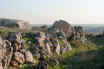 Image showing Historical ruins in Israel