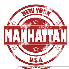 Image showing Manhattan Stamp