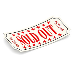 Image showing Sold out ticket