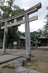 Image showing Torii stone gate 