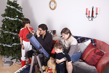 Image showing family christmas time