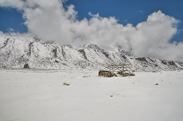 Image showing Himalayas near Kanchenjunga