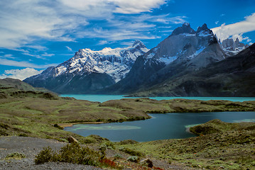 Image showing Lake in Torres del Paine
