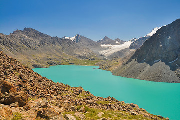 Image showing Lake in Kyrgyzstan