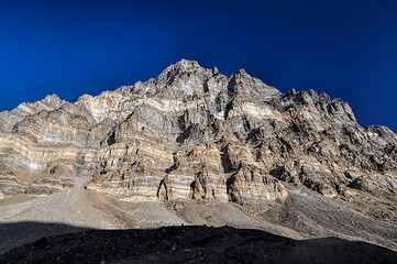 Image showing Mountain wall in Tajikistan