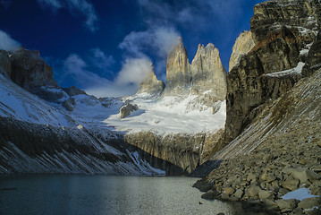Image showing Torres del Paine in Argentina